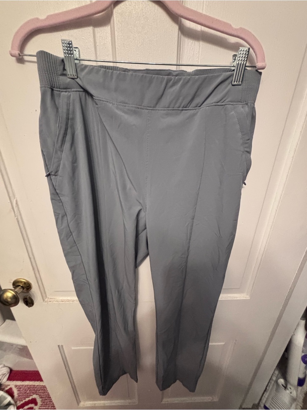 Grey Columbia Pants PFG Pull-On Stretch Pants Size Medium Unisex